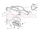 PIAGGIO NRG MC3 Purejet Speedometers kms.-handlebar covers