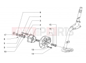 Brake system - Piaggio Sfera 125cc