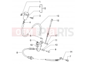 Front master cilinder - Piaggio Sfera 125cc