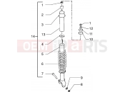 Rear shock absorber - Piaggio Sfera RST 50