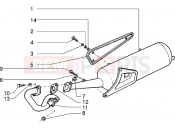 Silencer - Piaggio Sfera RST 50