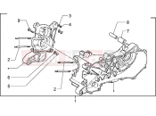 Crankcase - Piaggio Sfera RST 80