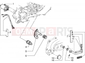Starting motor-starter lever - Piaggio Sfera RST 80