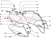 PIAGGIO Side covers