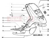 PIAGGIO Typhoon 125 2T Front shield-Footboard-Spoiler