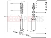 PIAGGIO Typhoon 125 2T Rear shock absorber