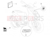 PIAGGIO Typhoon 125 4T 2V Plates - Emblems