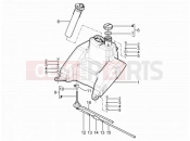 Fuel tank - Piaggio Typhoon 125 4T 2V 2013