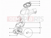 Meter combination - Cruscotto - Piaggio Typhoon 125 4T 2V 2013