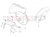 Wheel huosing - Mudguard - Piaggio Typhoon 125 4T 2V 2013