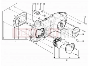Crankcase cover - Crankcase cooling - Piaggio Typhoon 125 4T 2V 2015