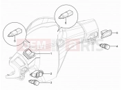 Selectors - Switches - Buttons - Piaggio Typhoon 125 4T 2V 2015