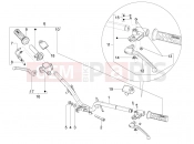 Handlebars - Master cil. - Piaggio Typhoon 125 4T 2V (USA) 2013