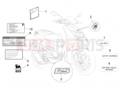 Plates - Emblems - Piaggio Typhoon 125 4T 2V (USA) 2013