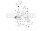 Carburetor's components - Piaggio Typhoon 125 4T 2V (USA) 2016