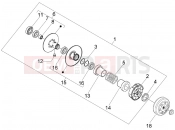 PIAGGIO Typhoon 50 2T (ZAPC290) Driven pulley