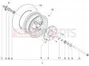 PIAGGIO Typhoon 50 2T (ZAPC290) Front wheel