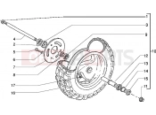 Front wheel - Piaggio Typhoon 50 XR 2T