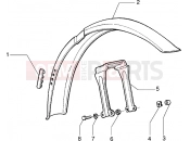 PIAGGIO Velofax Front mudguard