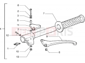 PIAGGIO Velofax Handlebars component parts