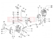 PIAGGIO X7 125 ie Brakes pipes - Calipers