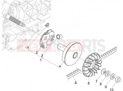 PIAGGIO X7 125 ie Driving pulley
