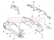 PIAGGIO X7 125 ie Handlebars coverages