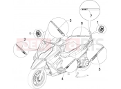 PIAGGIO X7 125 ie Plates - Emblems