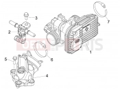 PIAGGIO X7 125 ie Throttle body - Injector - Induction joint