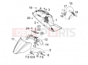 PIAGGIO X7 125 ie Wheel huosing - Mudguard