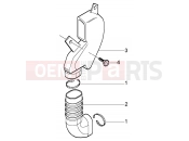 PIAGGIO BELT COOLING TUBE