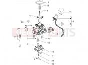 Carburetor's components - Piaggio X8 200 2006