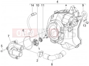 Cooler pump - Piaggio X8 200 2006