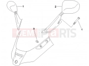 Driving mirror/s - Piaggio X8 200 2006