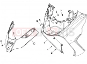 Front shield - Piaggio X8 200 2006