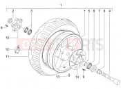 Front wheel - Piaggio X8 200 2006
