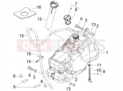 Fuel tank - Piaggio X8 200 2006