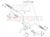 Handlebars - Master cil. - Piaggio X8 200 2006
