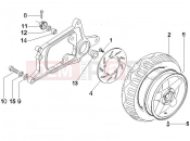 Rear wheel - Piaggio X8 200 2006