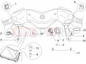 Selectors - Switches - Buttons - Piaggio X8 200 2006