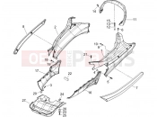 Side cover - Spoiler - Piaggio X8 200 2006