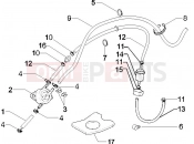 Supply system - Piaggio X8 200 2006