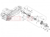 PIAGGIO X8 400 ie Driven pulley