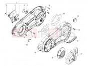 PIAGGIO X8 400 ie Crankcase cover - Crankcase cooling