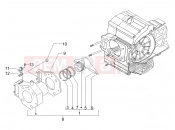 PIAGGIO X8 400 ie Cylinder-piston-wrist pin unit