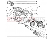 PIAGGIO Rear wheel shaft