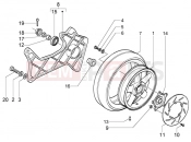 PIAGGIO X9 125 Evolution hátsó kerék
