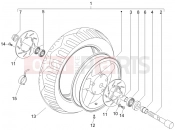 PIAGGIO X9 125 Evolution Front wheel
