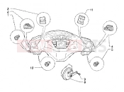 Electrical device-electric horn - Piaggio X9 125 SL