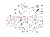 Side coverings-spoiler - Piaggio X9 125 SL